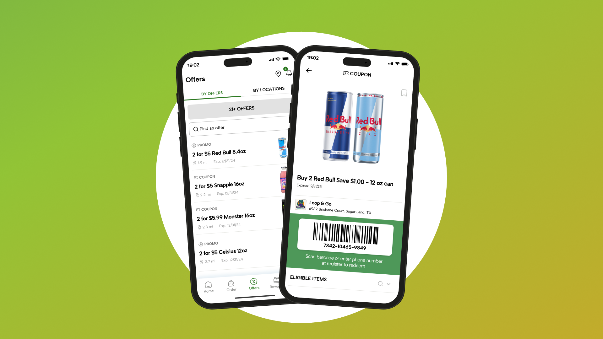 Loyal Saver mobile app showing offers and a digital coupon